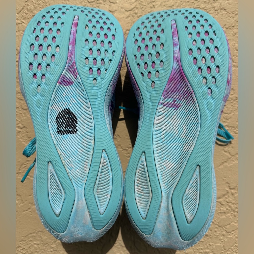 Asics Gel Noosa Tri 16 Bold Magenta Marbled Running Shies Women Size 8 Clean - Picture 13 of 14
